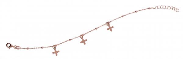 Bracciale Prega&Ama in argento925 con croci - cod.61206RCI